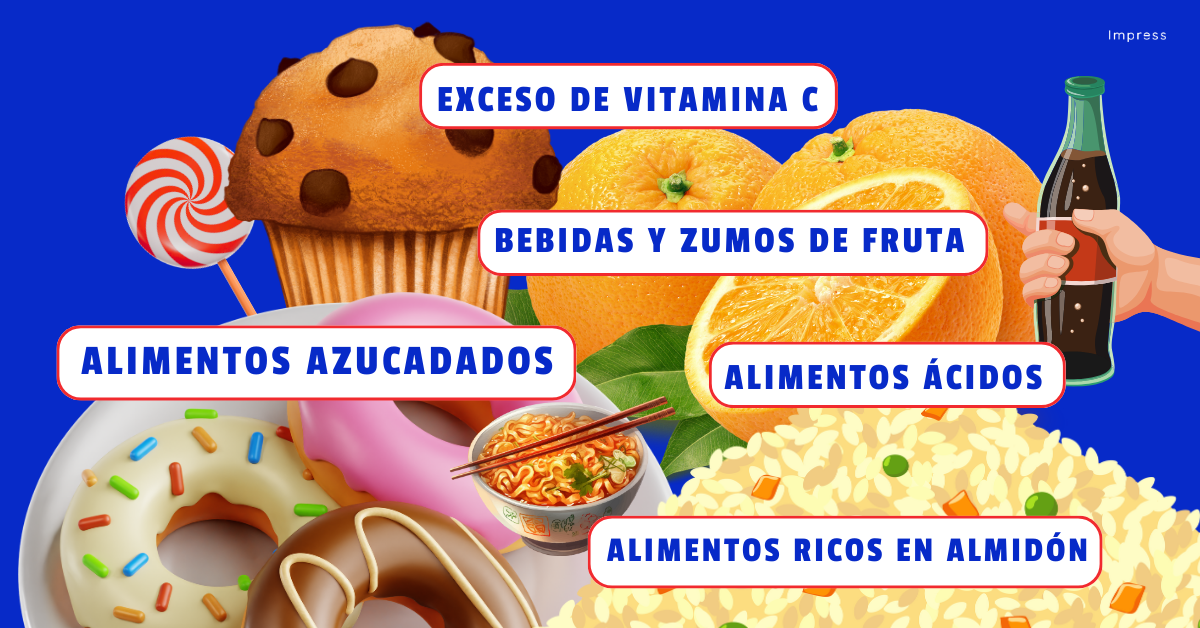 Causas de la erosión del esmalte dental.