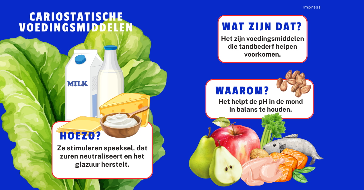 Een uitleg over niet-cariogene voedingsmiddelen