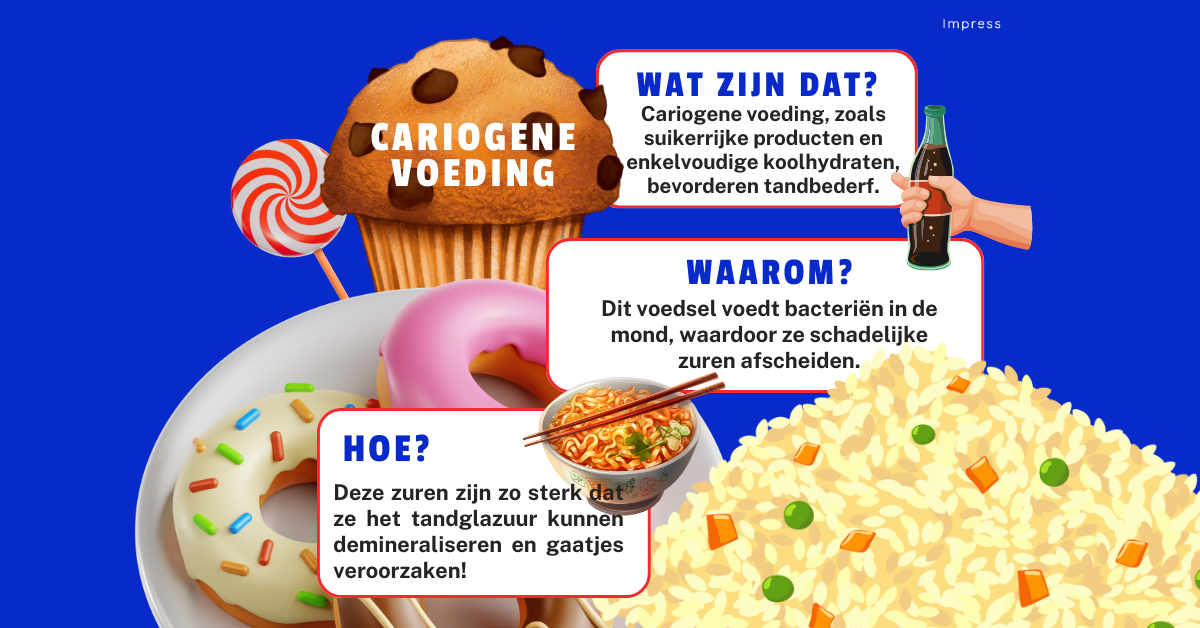 Een uitleg over cariogene voedingsmiddelen