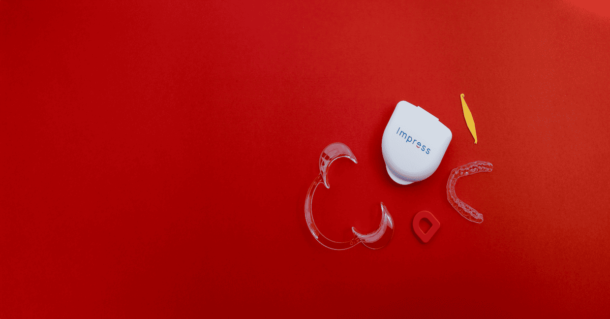 Photo of the contents of the Impress treatment box