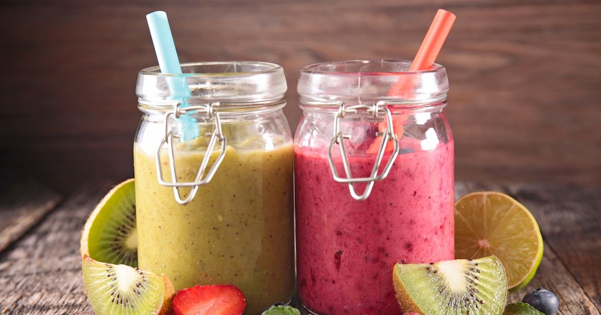 Un smoothie, idéal à boire après une extraction dentaire
