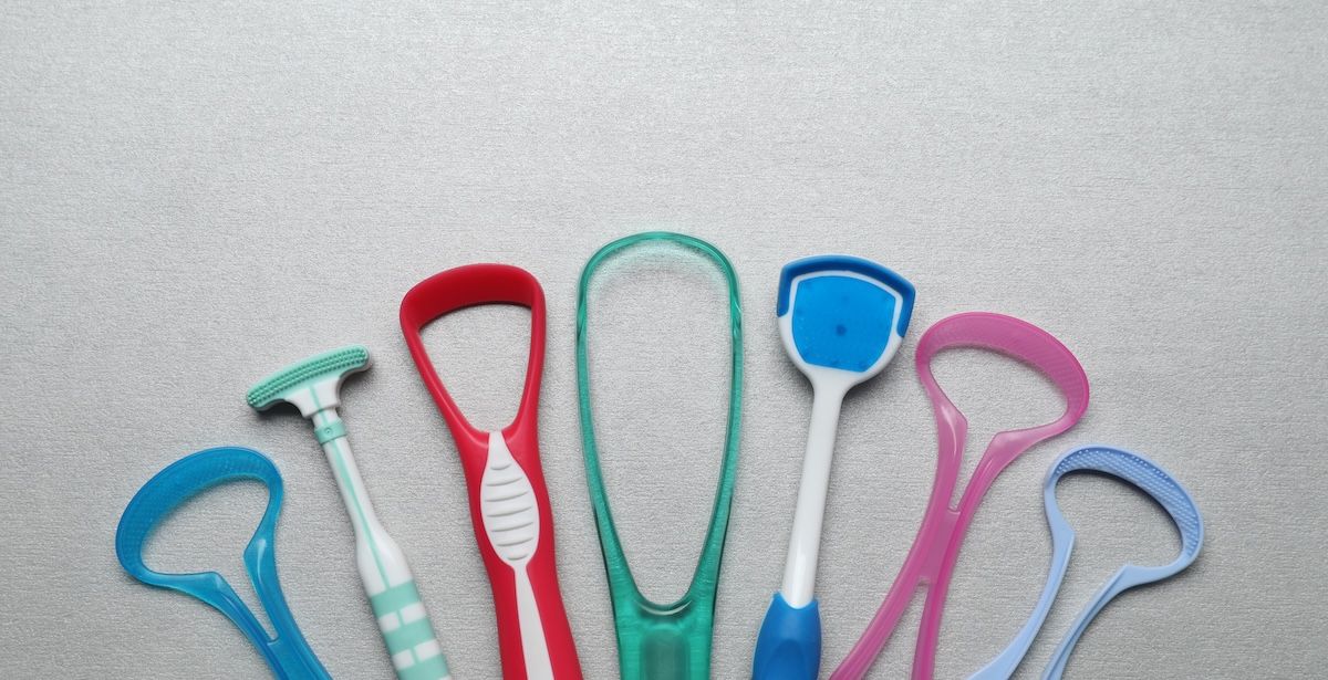 een afbeelding met verschillende soorten tongschrapers